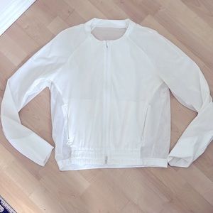 Lululemon light weight mesh, double zipper jacket